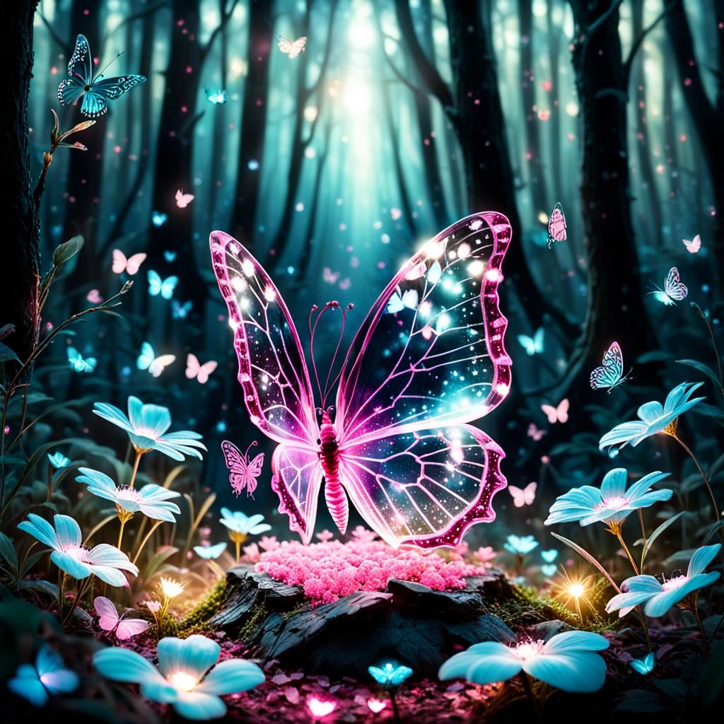 mariposa cristal