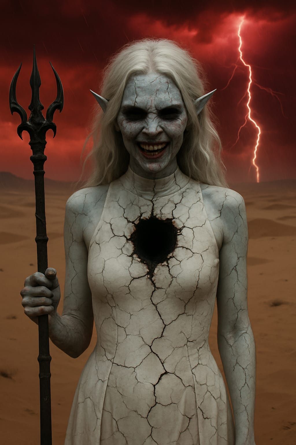 Very creepy epic and sinister eerie creation I just made of hollow Towa.inspired by Vergils downfall