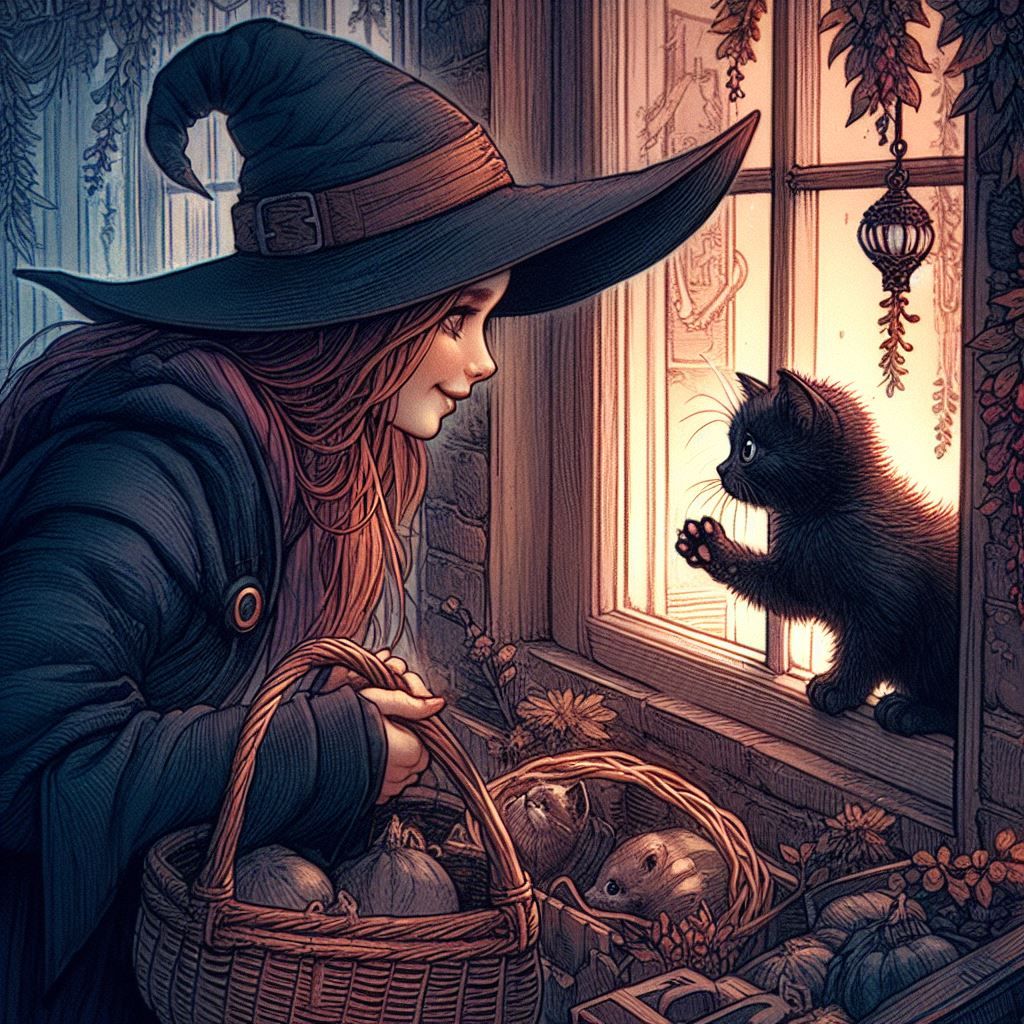 kitty in the window