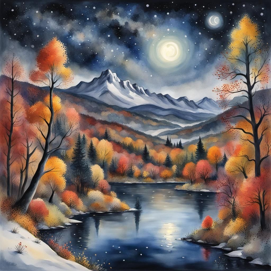 Lake in Autumn