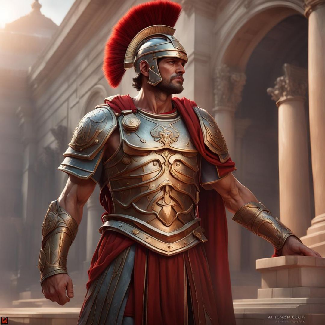 Ancient Roman Centurion - AI Generated Artwork - NightCafe Creator