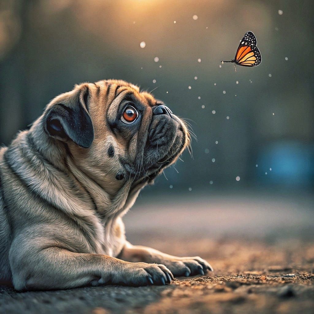 The Pug and the Butterfly II