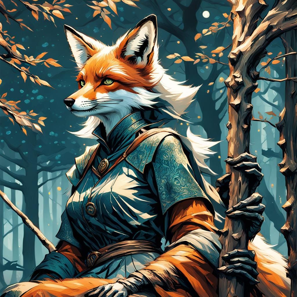 Vixen Huntress - AI Generated Artwork - NightCafe Creator