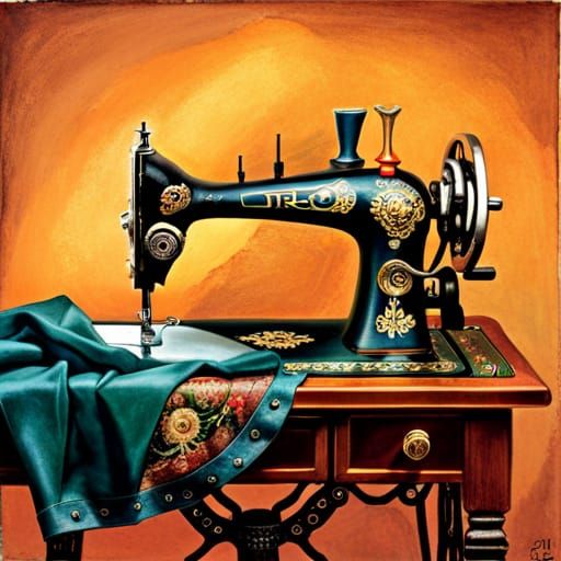 Sewing machine   by @Somei