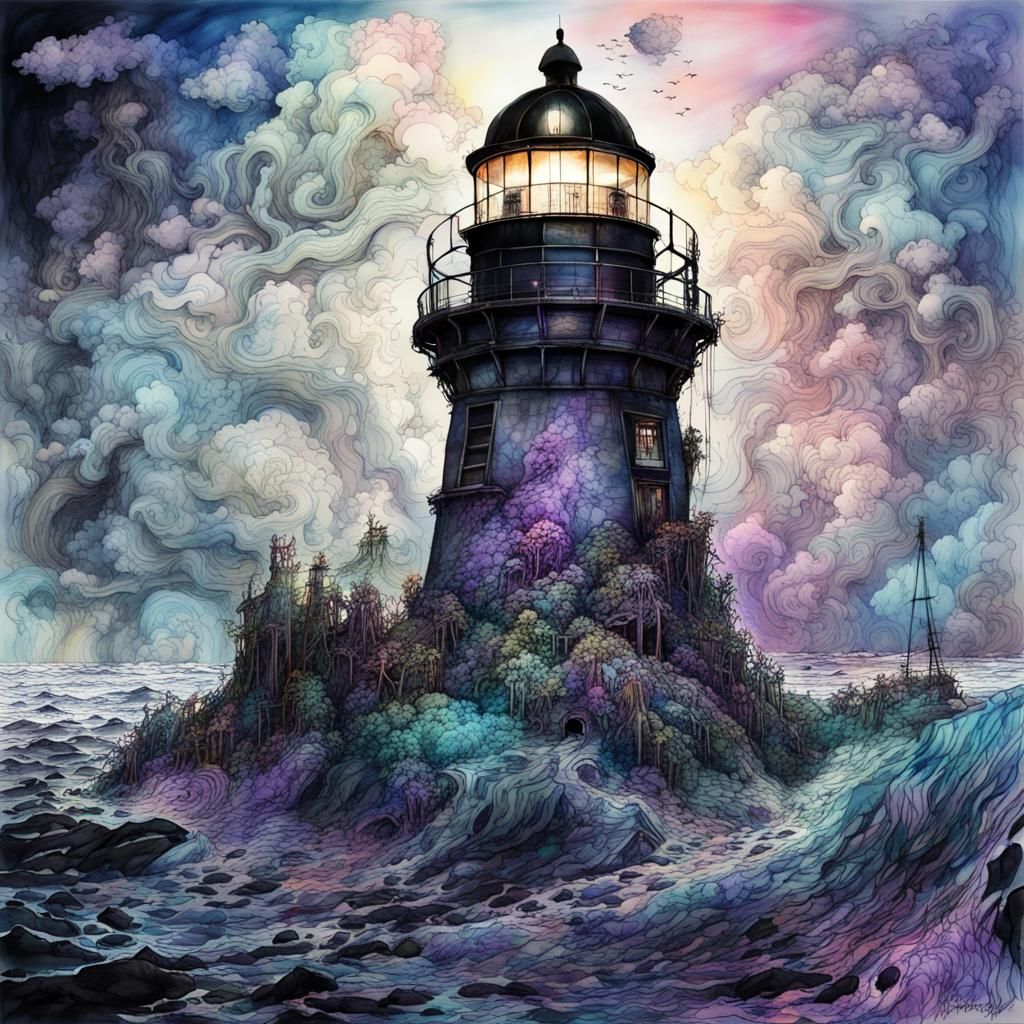 Dark lighthouse