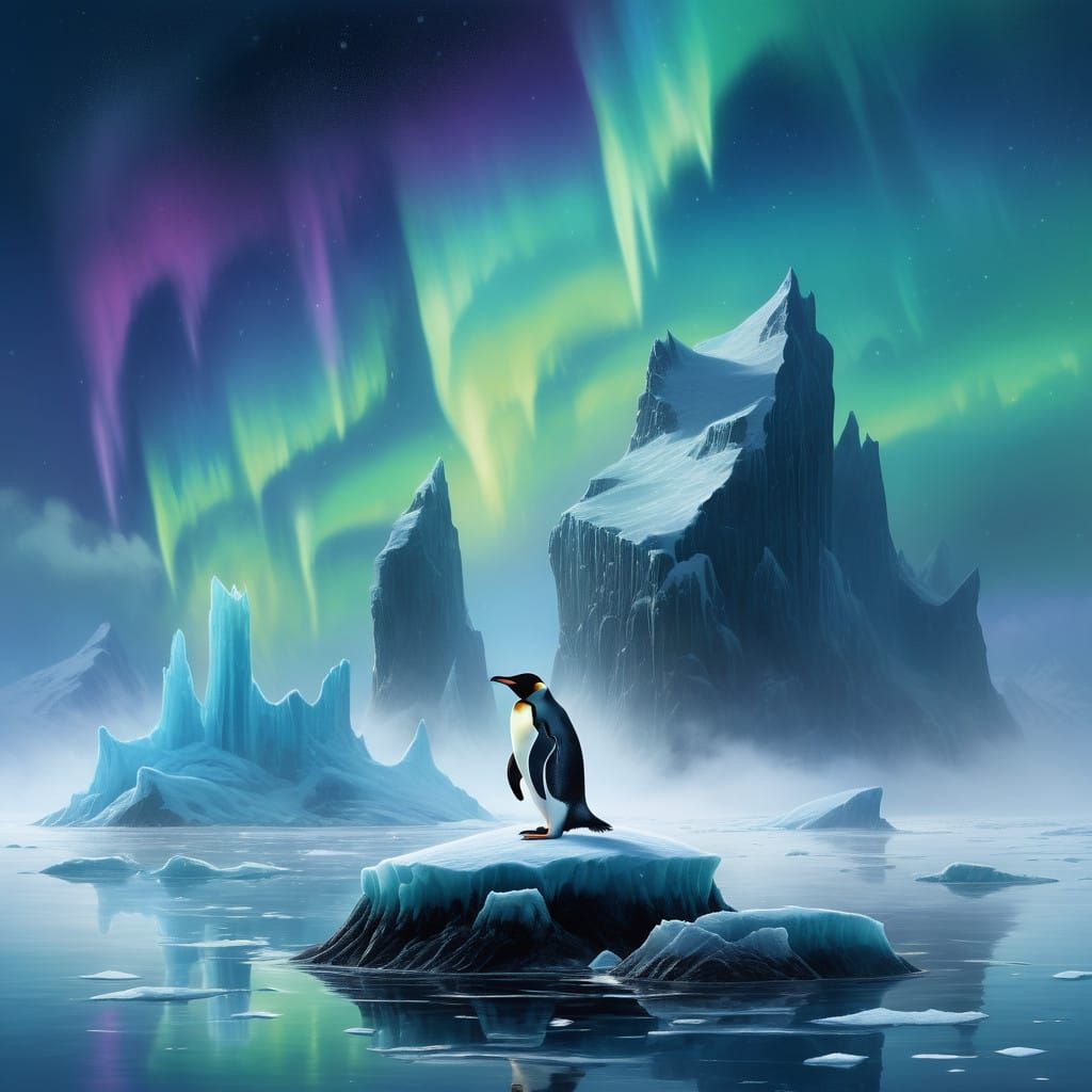 Penguin  by @Digerbug