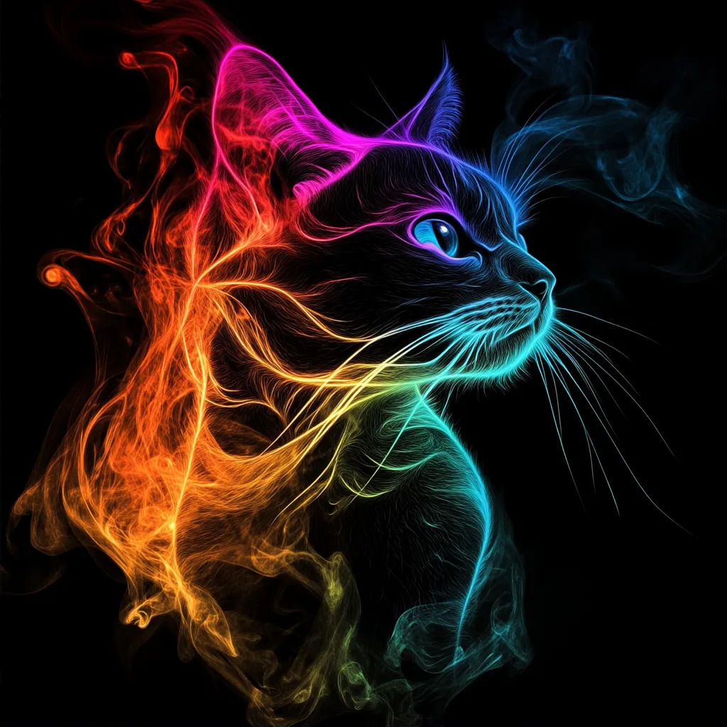 Cat | AI Image Prompt in my tutorials!