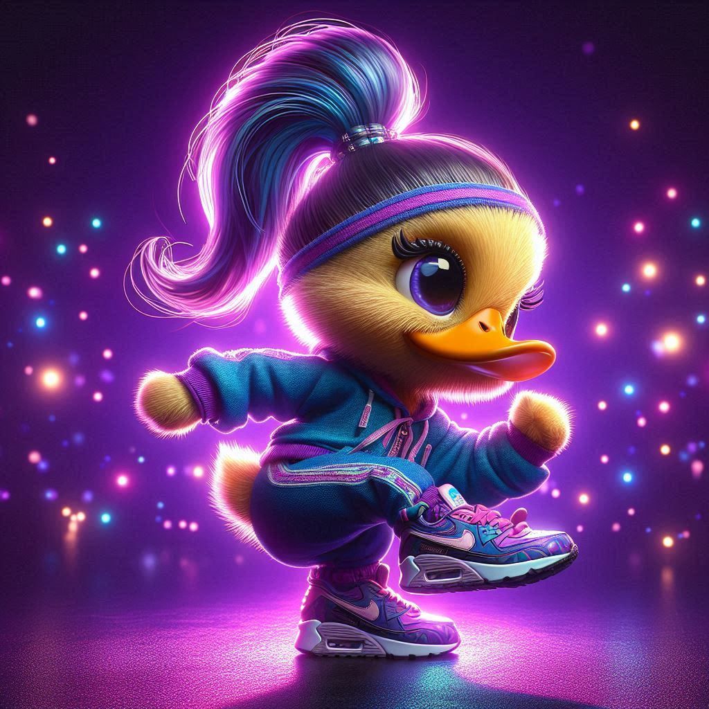 Dancing Duckling. Hakken (Dutch Gabberstyle)