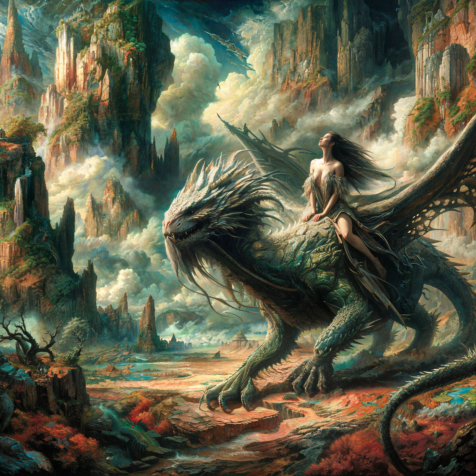 Untamed Skies of Eternal Flight  by @Vadym