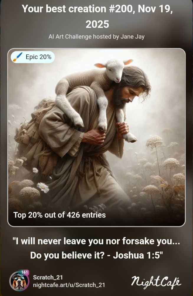 Jesus and the Lamb 😊😊👍