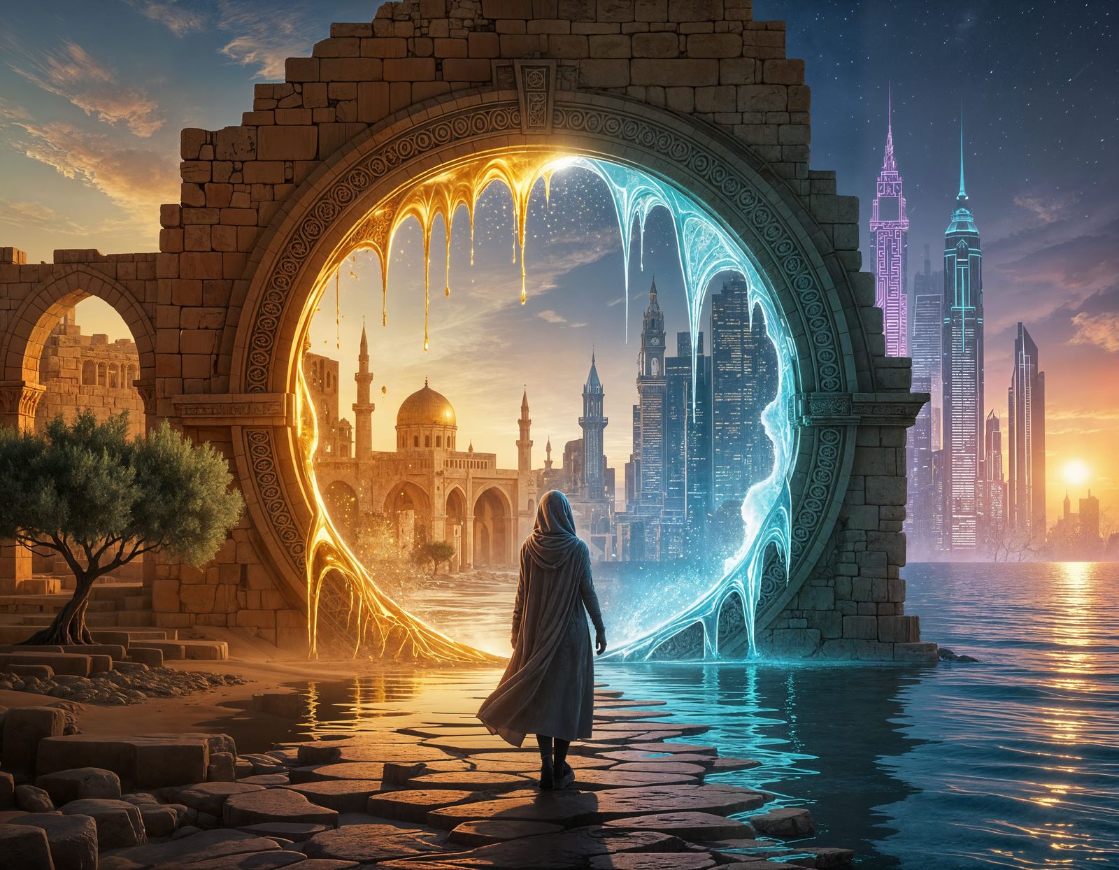 The Crossroads of Eternity (HiDream I1 Fast)  by @Mak