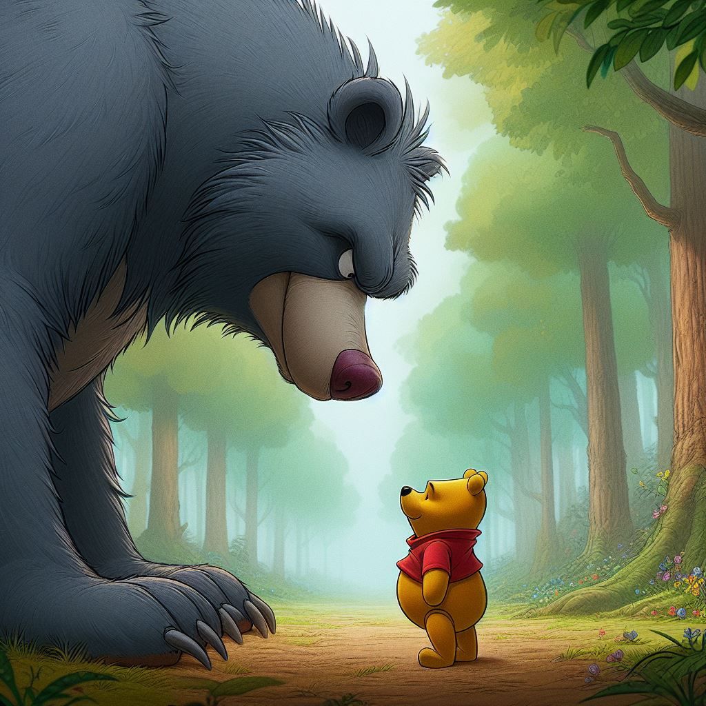 Baloo vs Winnie the Pooh