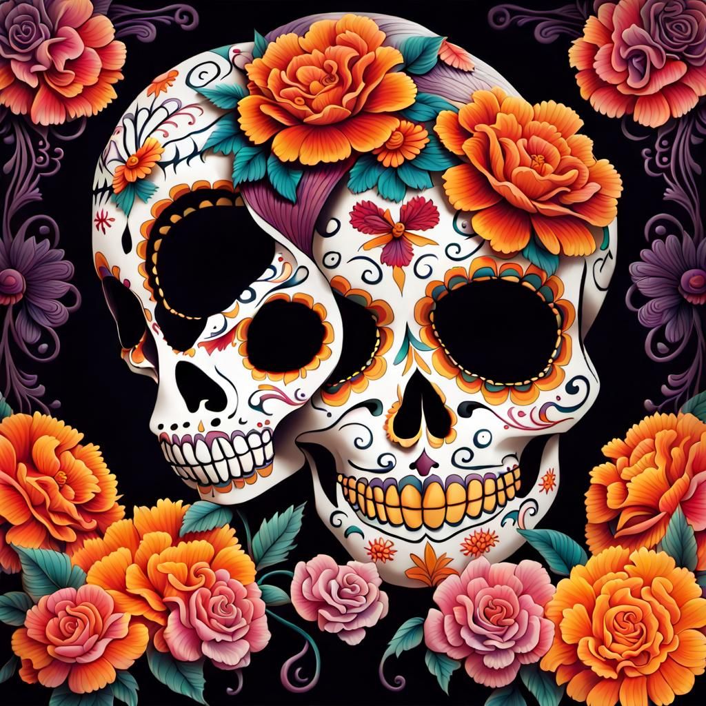 evocative scene skull candys.