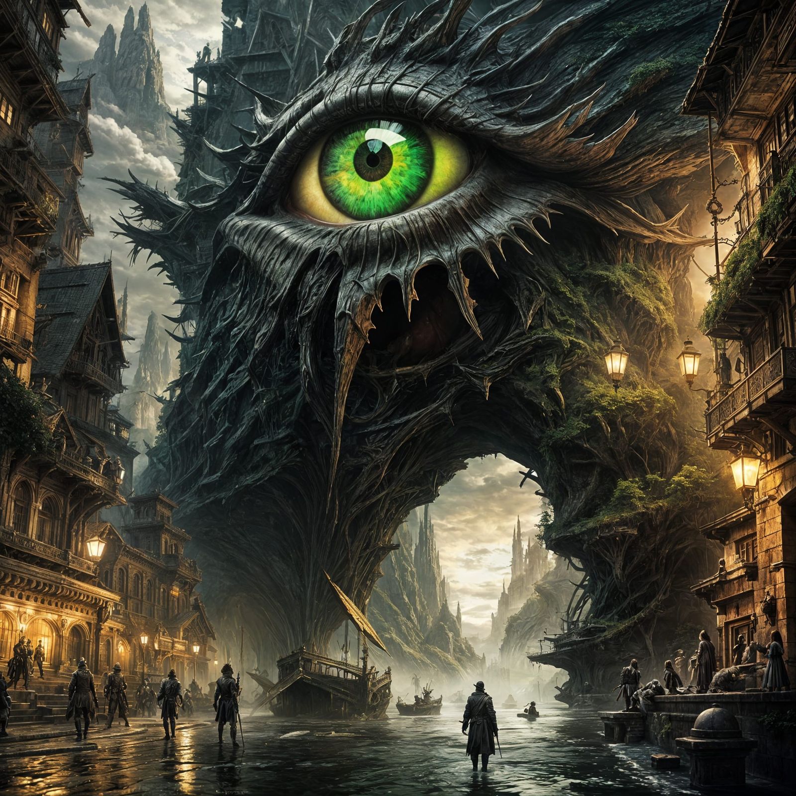 The eye, what sees everything!  by @Mad Piece Maker