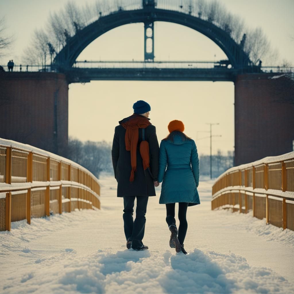 Joel and Clementine AI Generated Artwork NightCafe Creator