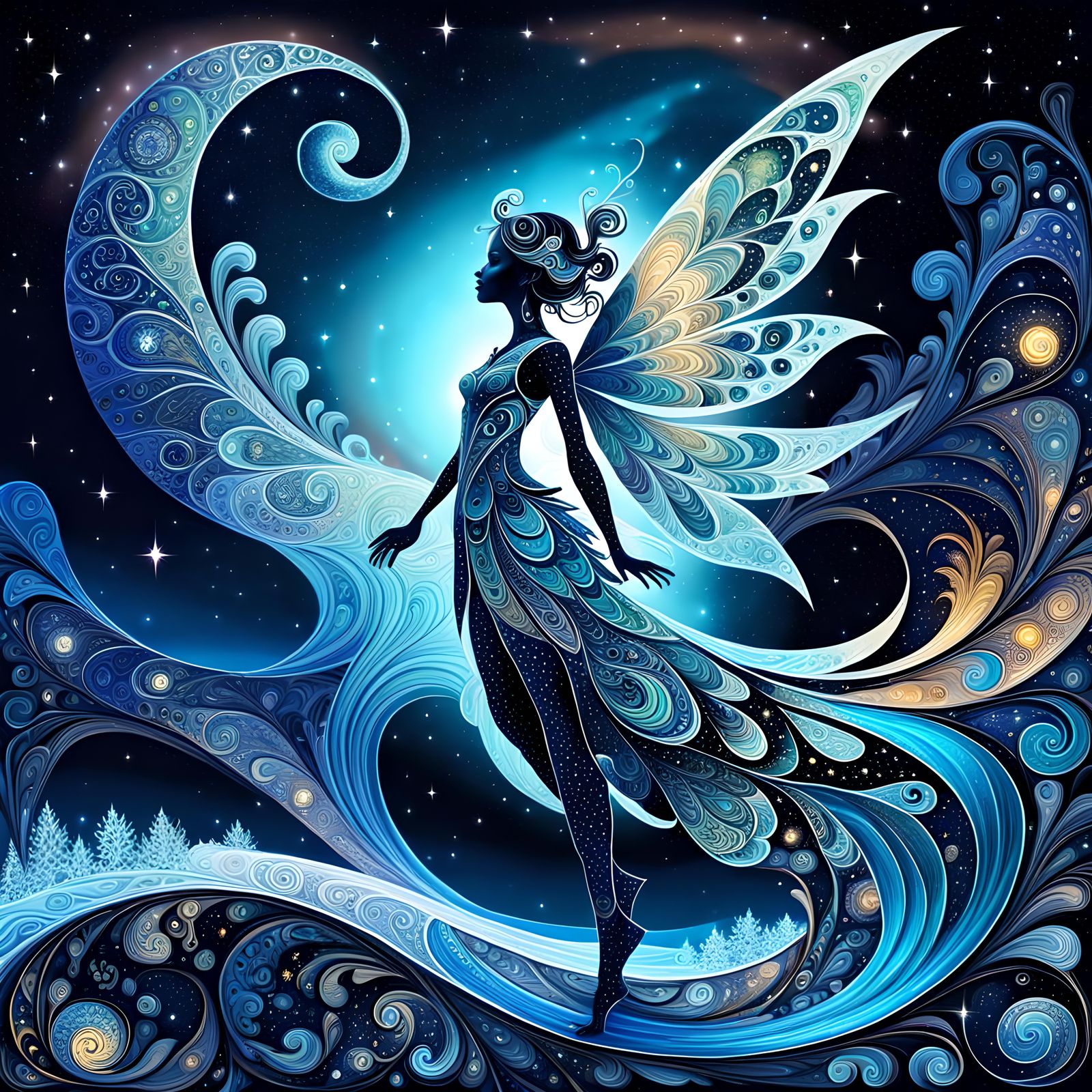 Starry Nights Fairy  by @Johanna