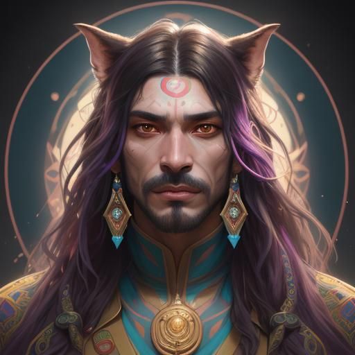Mystical werewolf AI Generated Artwork NightCafe Creator