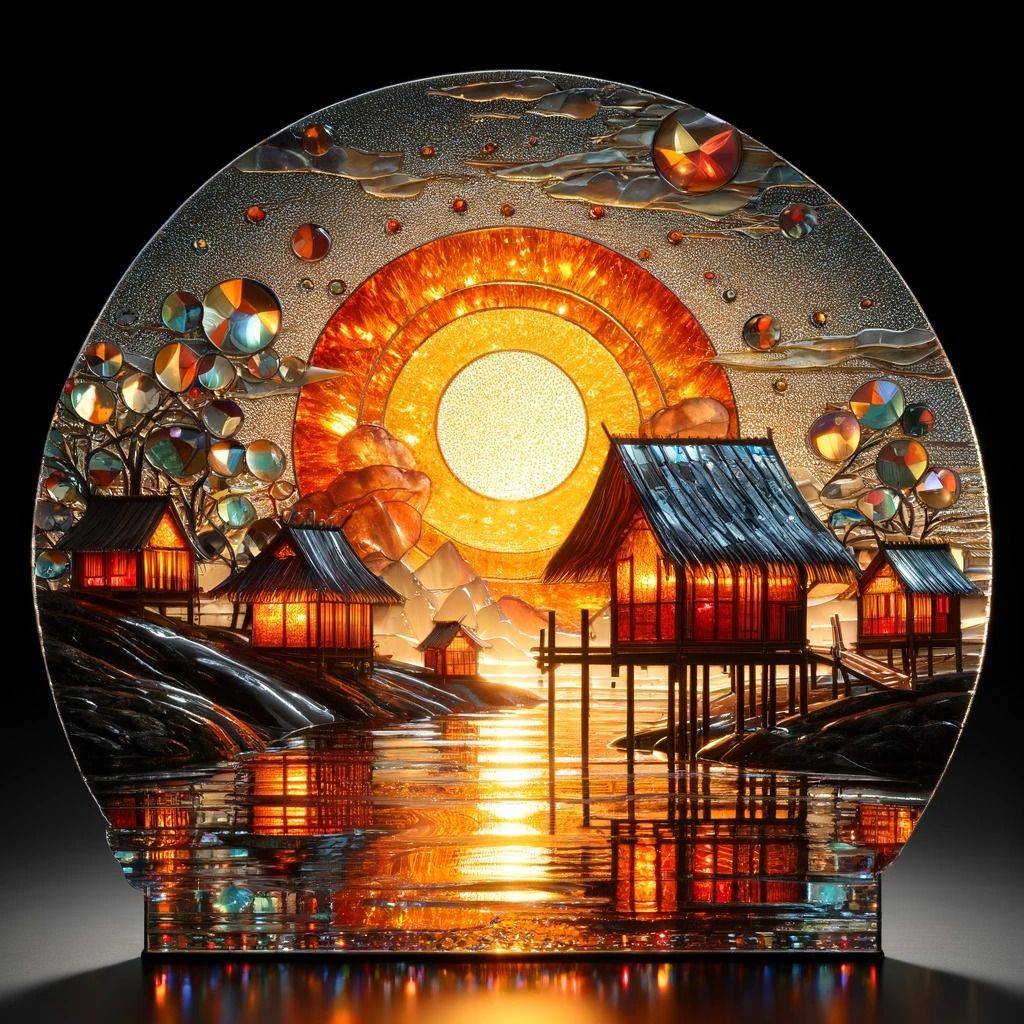 Eternal Glow: The Luminous Hamlet