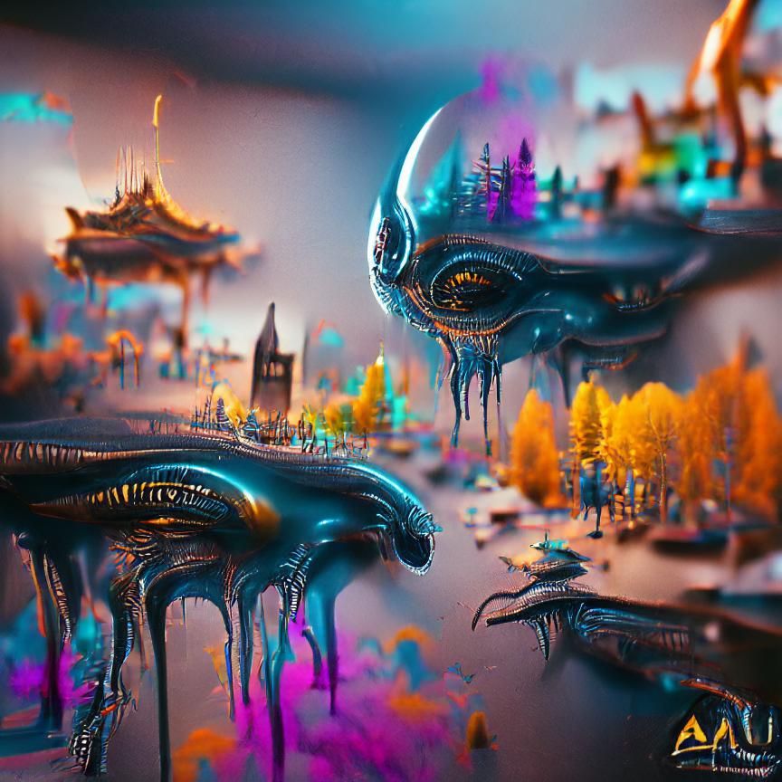 ALIENS - AI Generated Artwork - NightCafe Creator