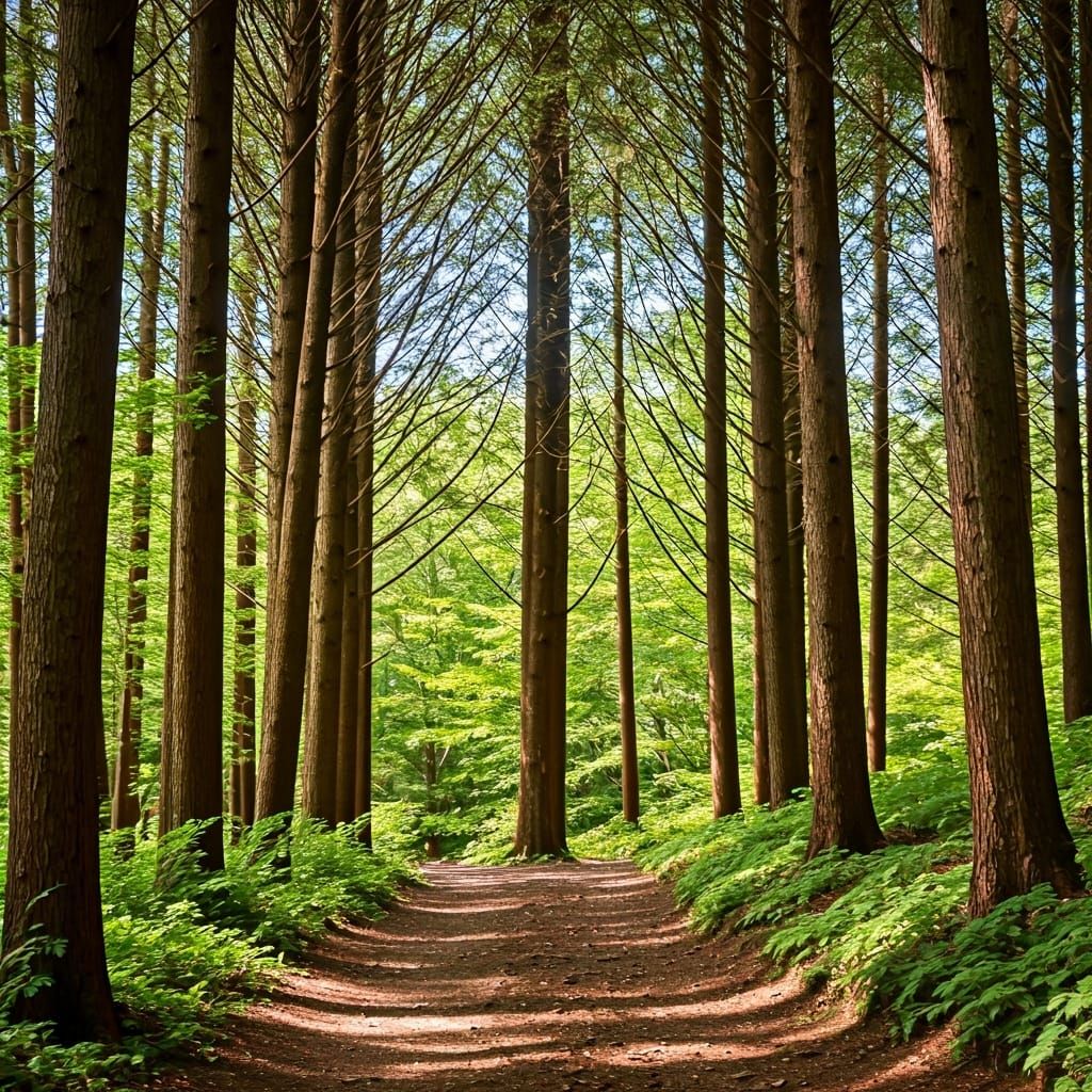 Surreal Desert Sunset with Glass Figure