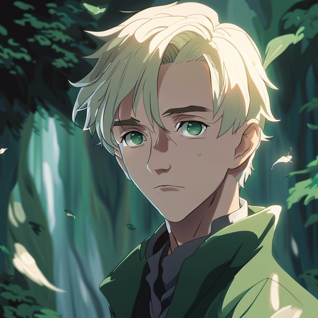 Draco Malfoy, authoral by me : r/AnimeSketch