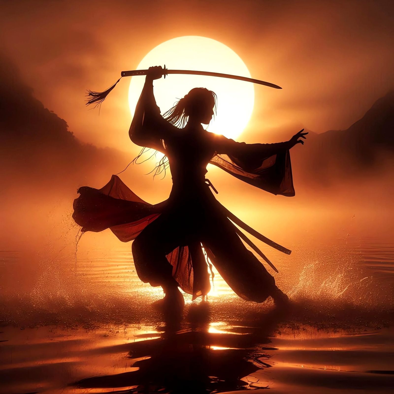 Sunset sabre dance