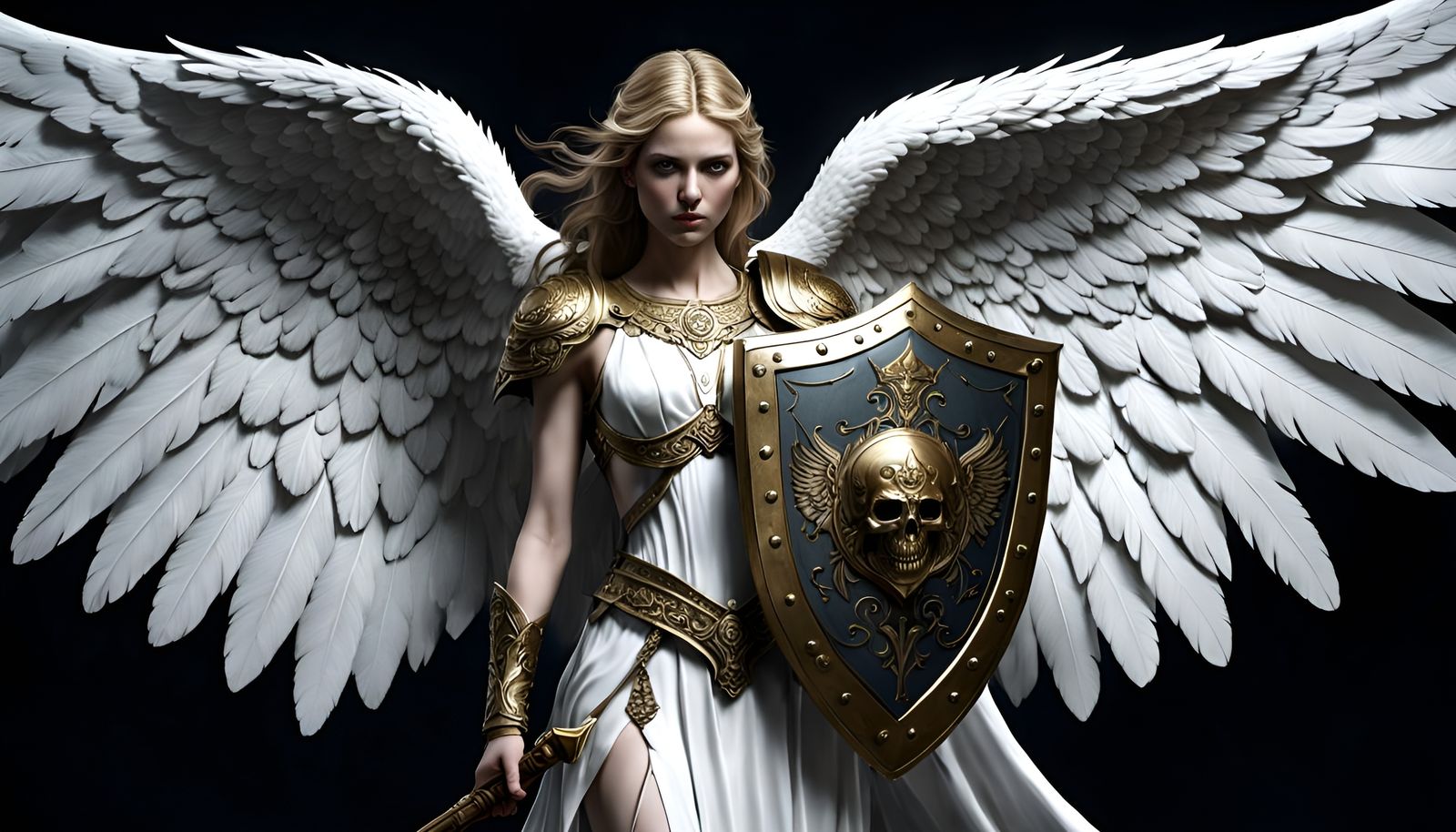 Angelic Protector  by @Fibek