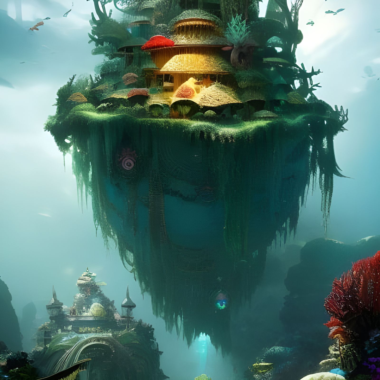 Suspended Temple
