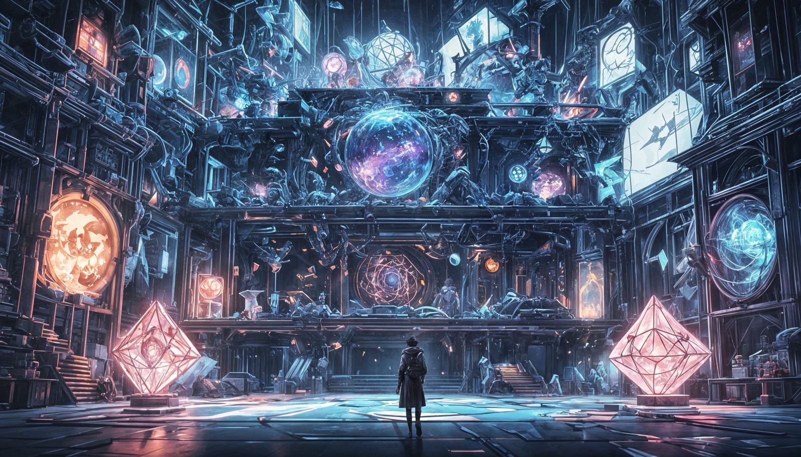 Anime-Inspired Concept Art of Loewner Differential Equation
