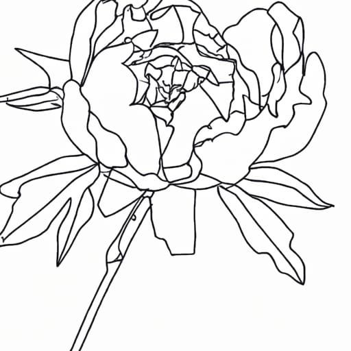 line art minimal style suitable for a coloring book, featuri...