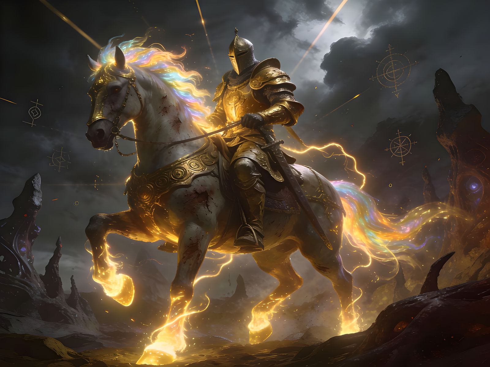 Cursed Paladin of the Veil  by @Oswald