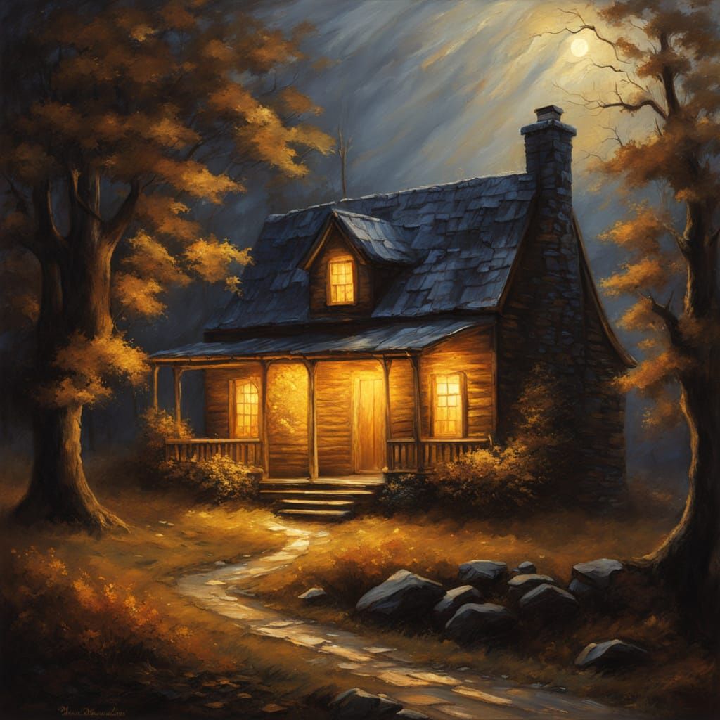 Nightfall Over the Land  by @Uwork