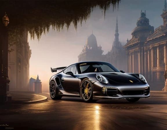 Porsche 911 - AI Generated Artwork - NightCafe Creator