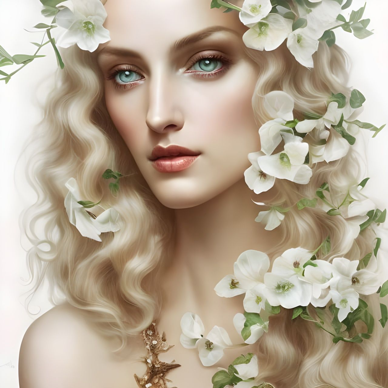 Pale Grace AI Generated Artwork NightCafe Creator