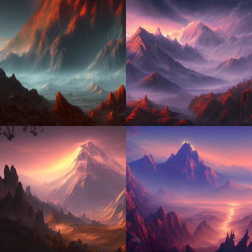 Mount Olympus at dawn