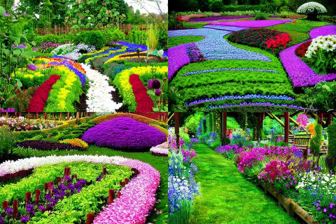 Secret flower garden