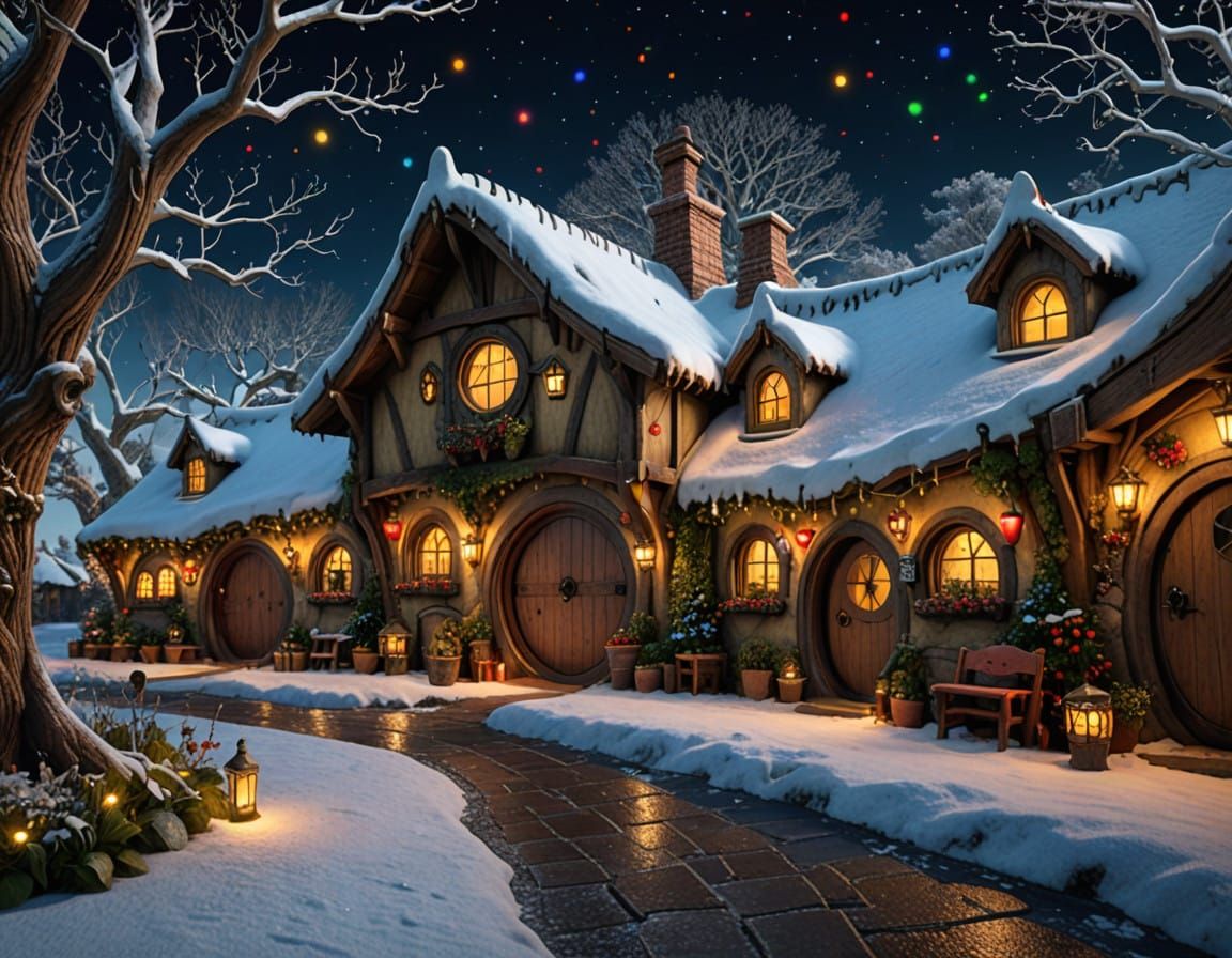 Green Dragon Tavern in the Shire  by @Old Sloth-Lord