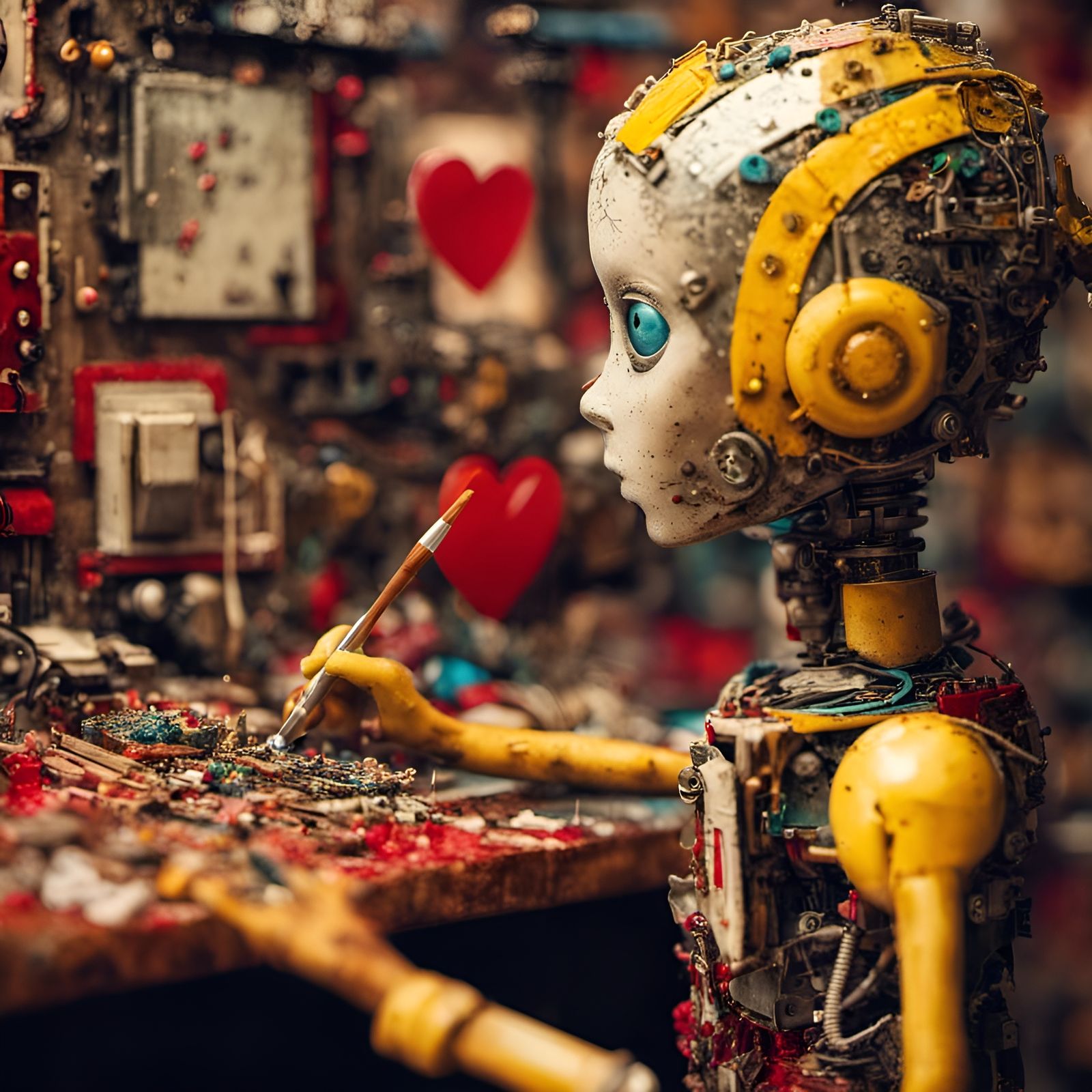 AI@work.  by @KI_Katze