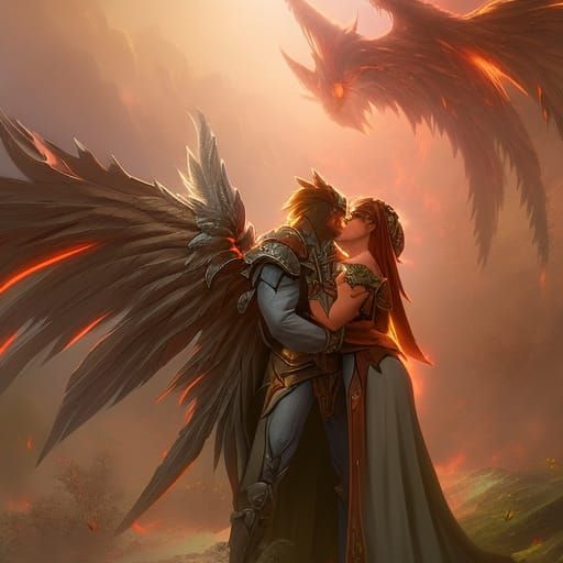The angel and the fallen