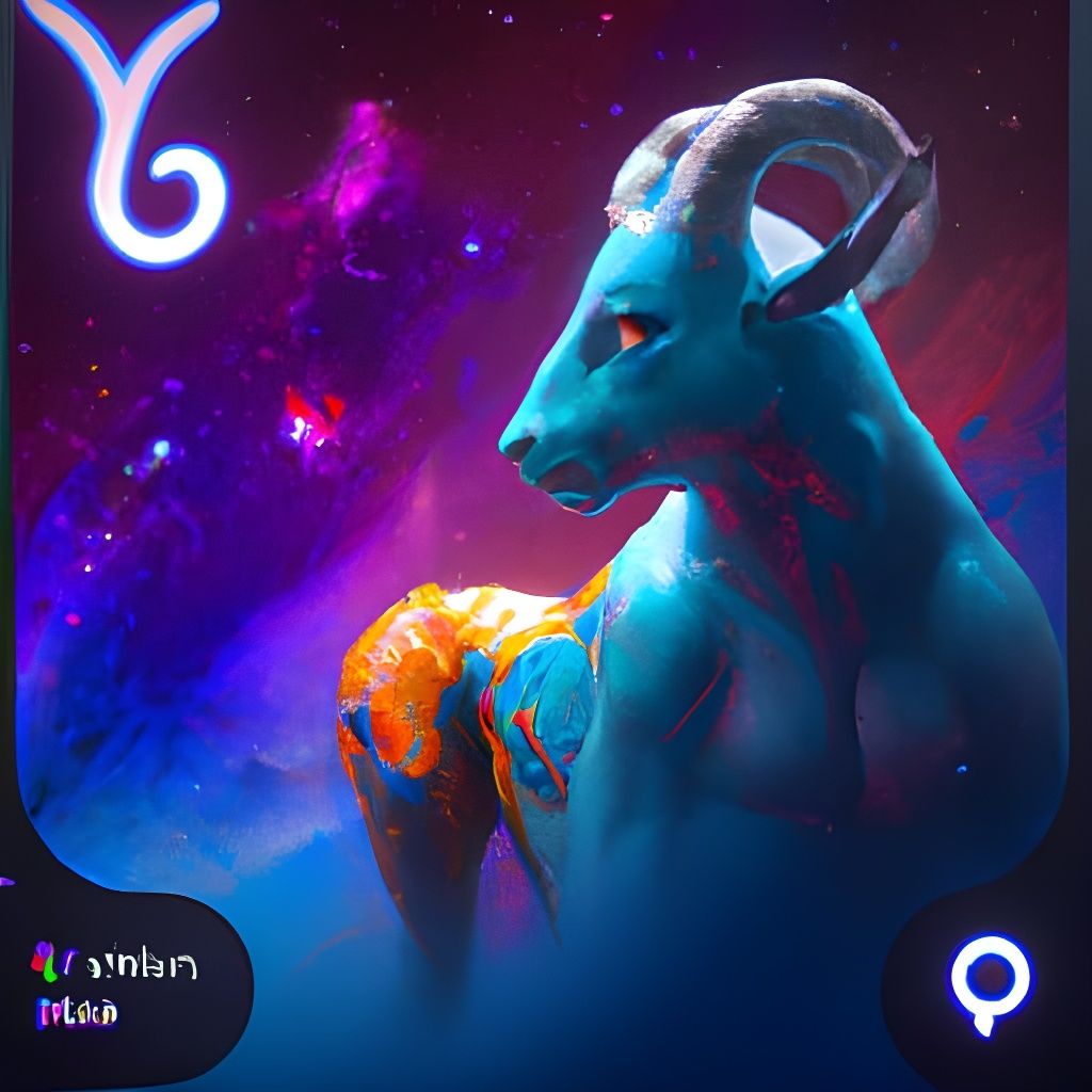 Capricorn ♑🌠 - AI Generated Artwork - NightCafe Creator