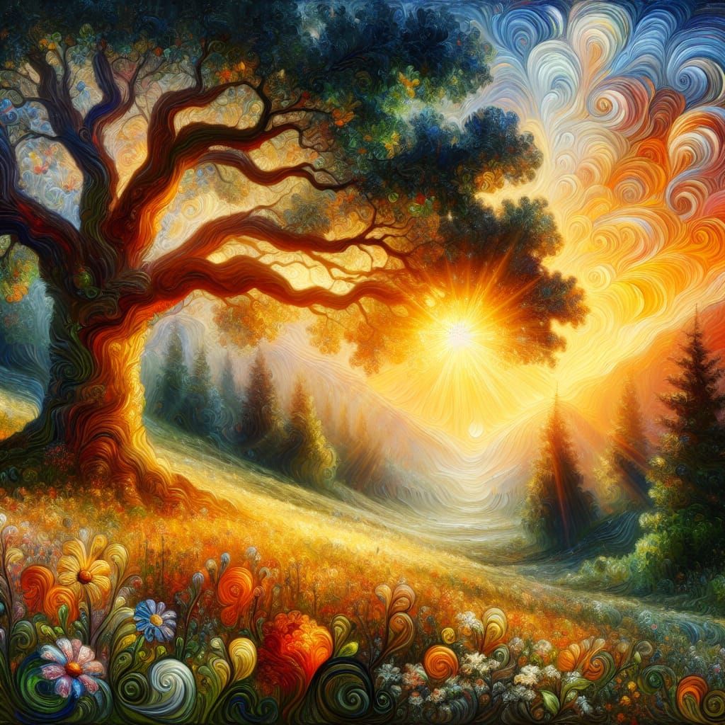 The waking of a new day