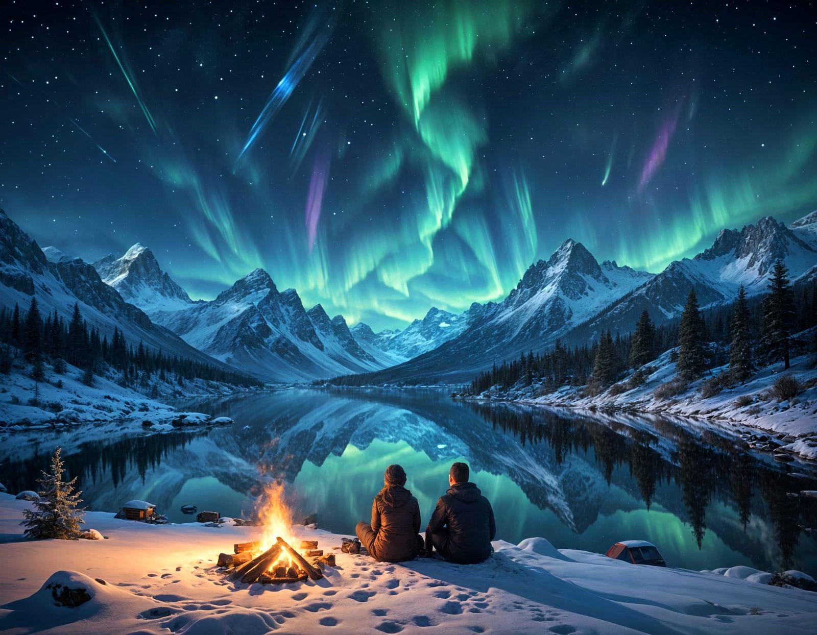 Winter camping dream  by @Rob Hartland