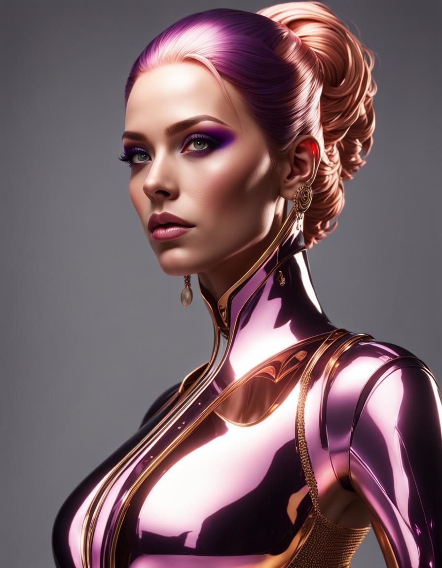 Android Woman - AI Generated Artwork - NightCafe Creator