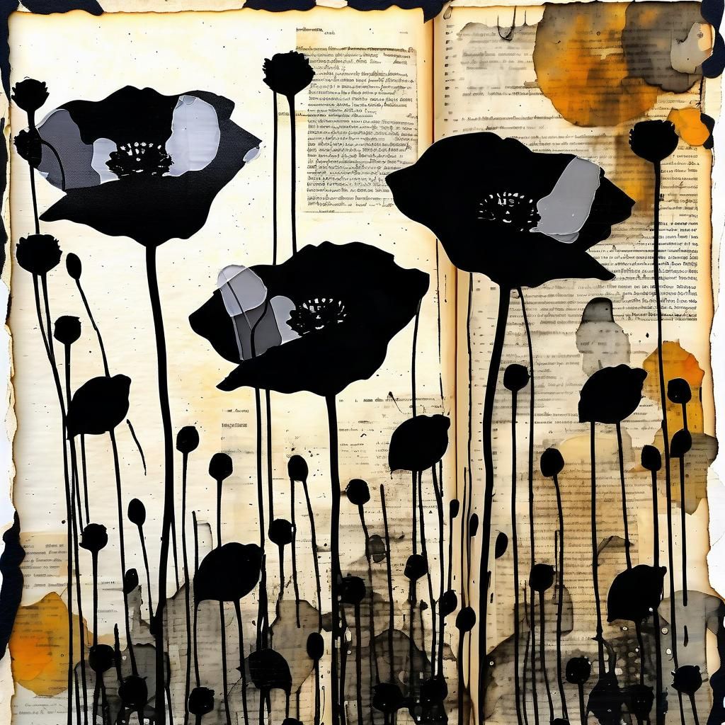 Black poppies.