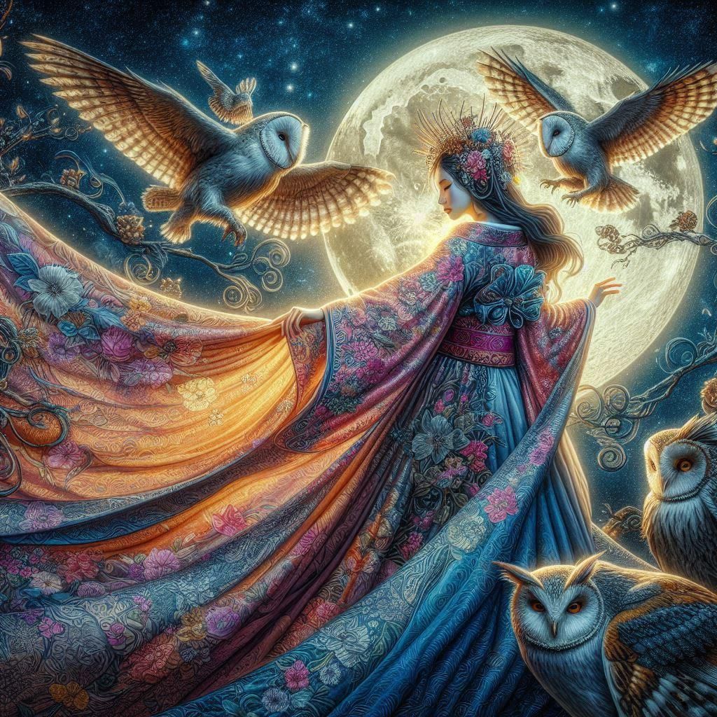 Dalnim, the moon goddess