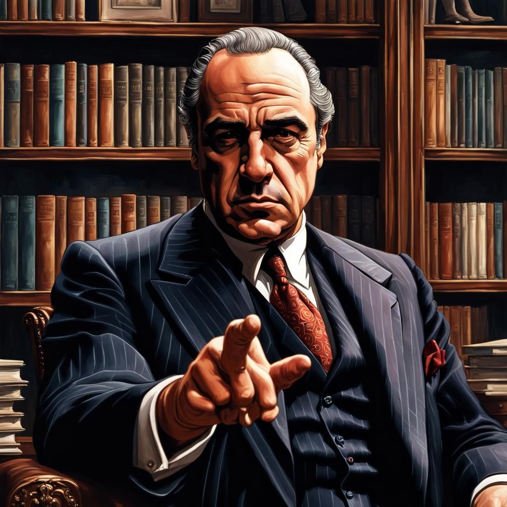 Don Corleone, the Godfather   by @Saad S Khalis