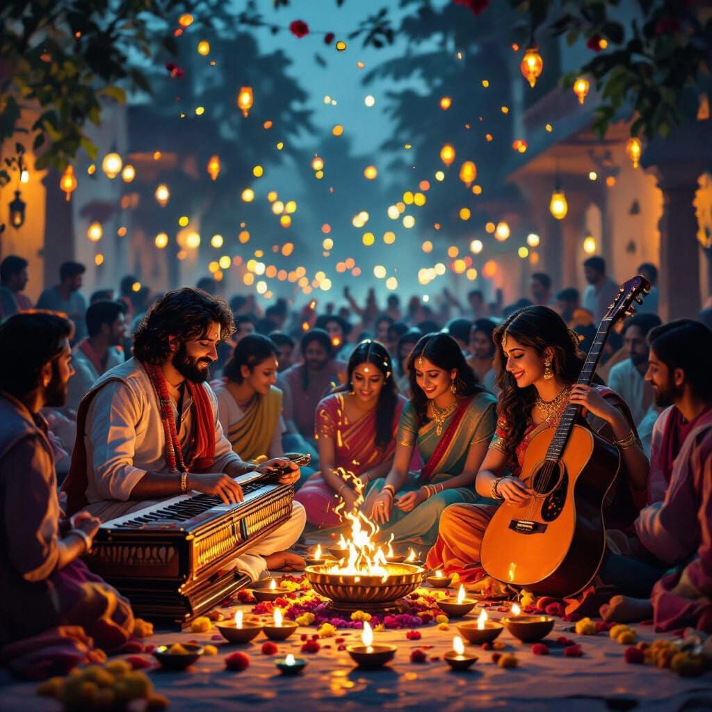 Kirtan atmosphere