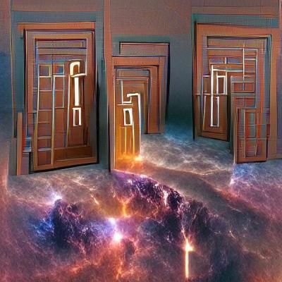 Infinite doors - AI Generated Artwork - NightCafe Creator