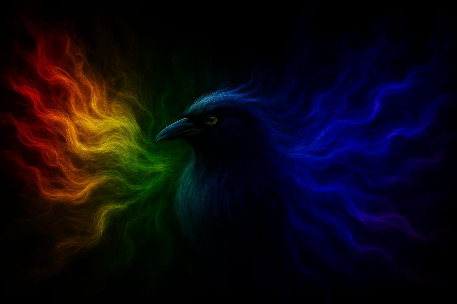 Colorful Corvid