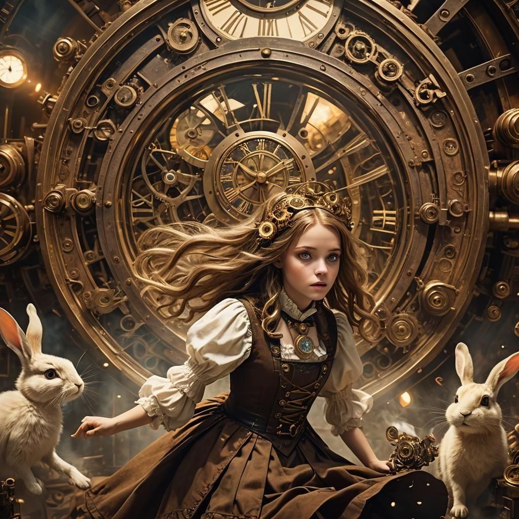 Steampunk Girl   by @quirky gurl